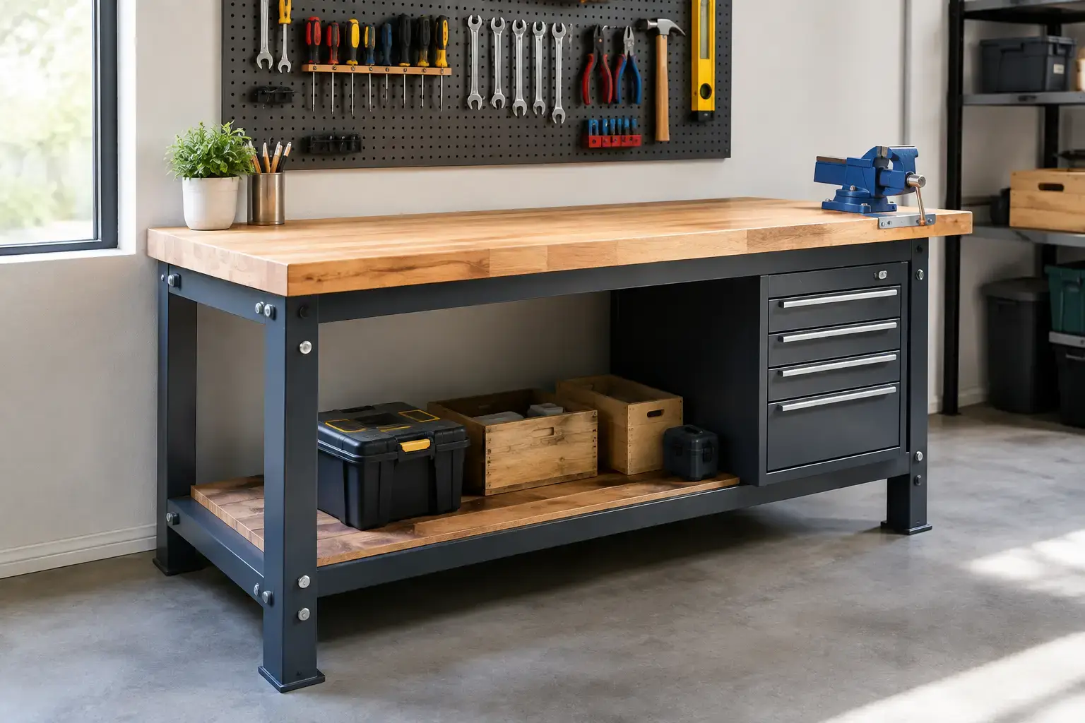 How to Design a Garage Workbench That Lasts